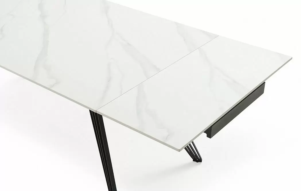 Стол раскладной Parma 160-240, керамика "каррарский мрамор" из Италии
