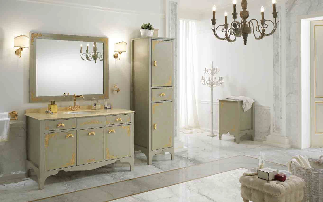 Комплект мебели для ванной комнаты Alice collection Композиция 7 из Италии