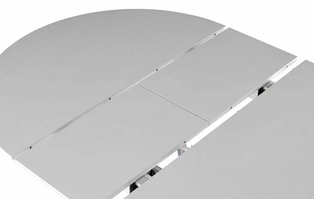 Стол раскладной Charly 100-129, белый/хром из Италии