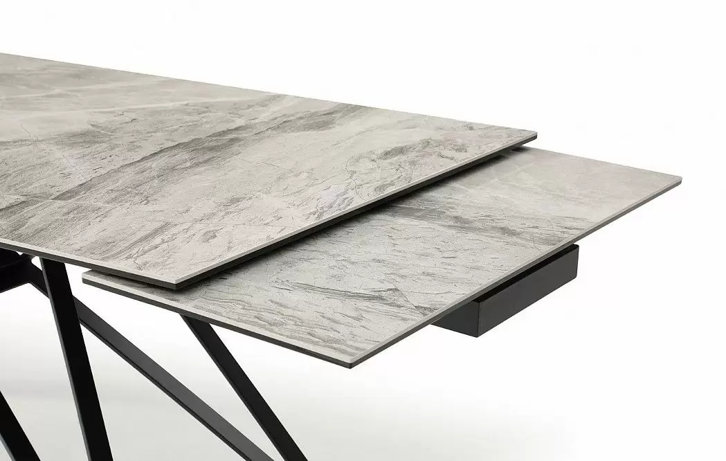 Стол раскладной Cross 180-260, светлая керамика из Италии