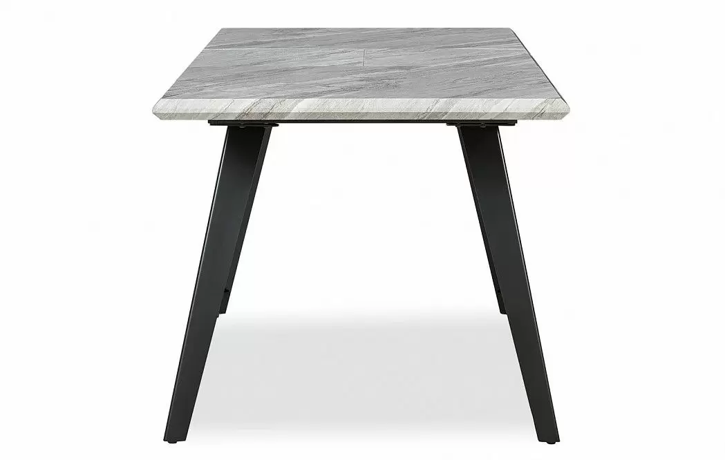 Стол раскладной Ofelia 120-160, серый мраморный рисунок из Италии
