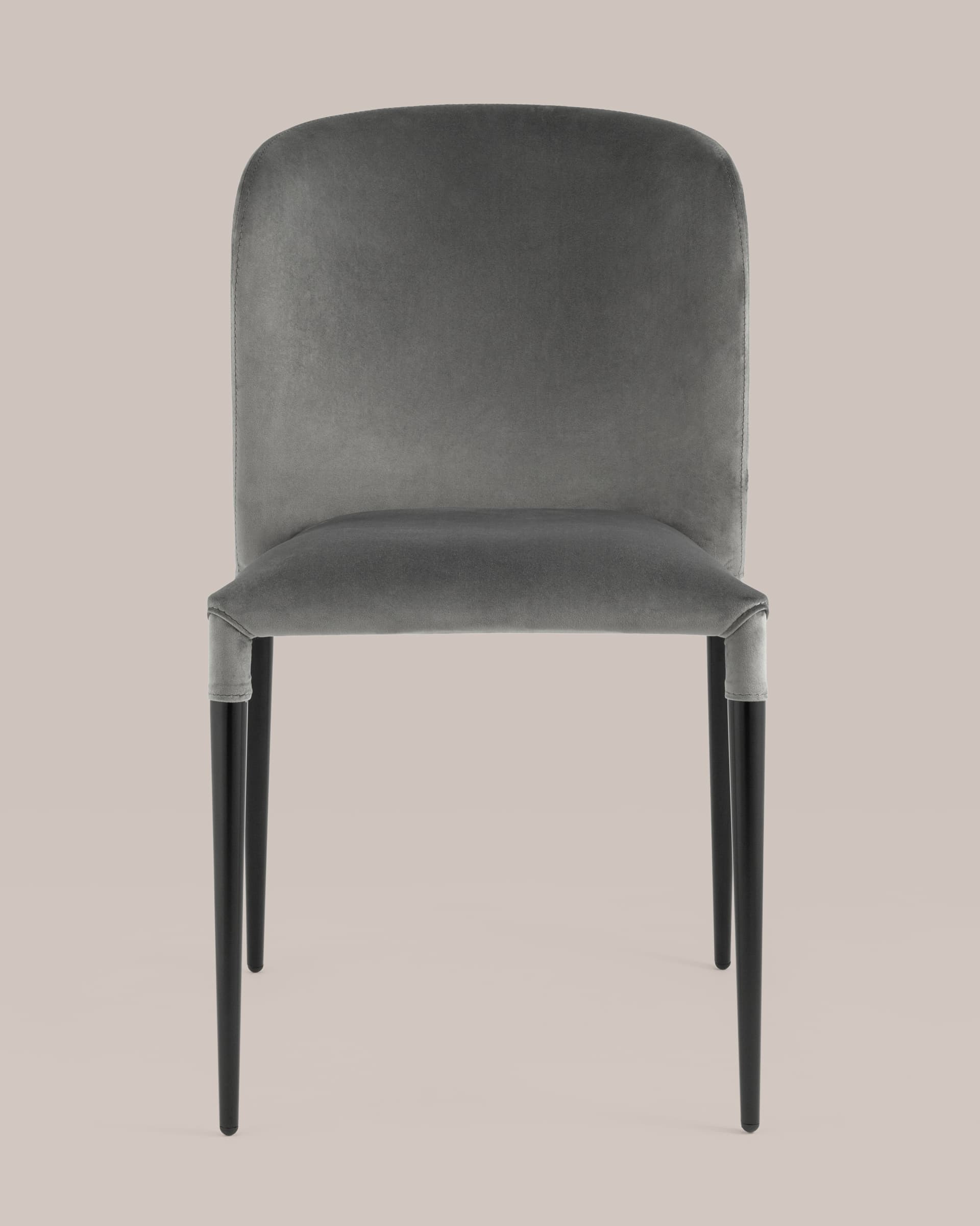 Стул Лори велюр серый из Италии