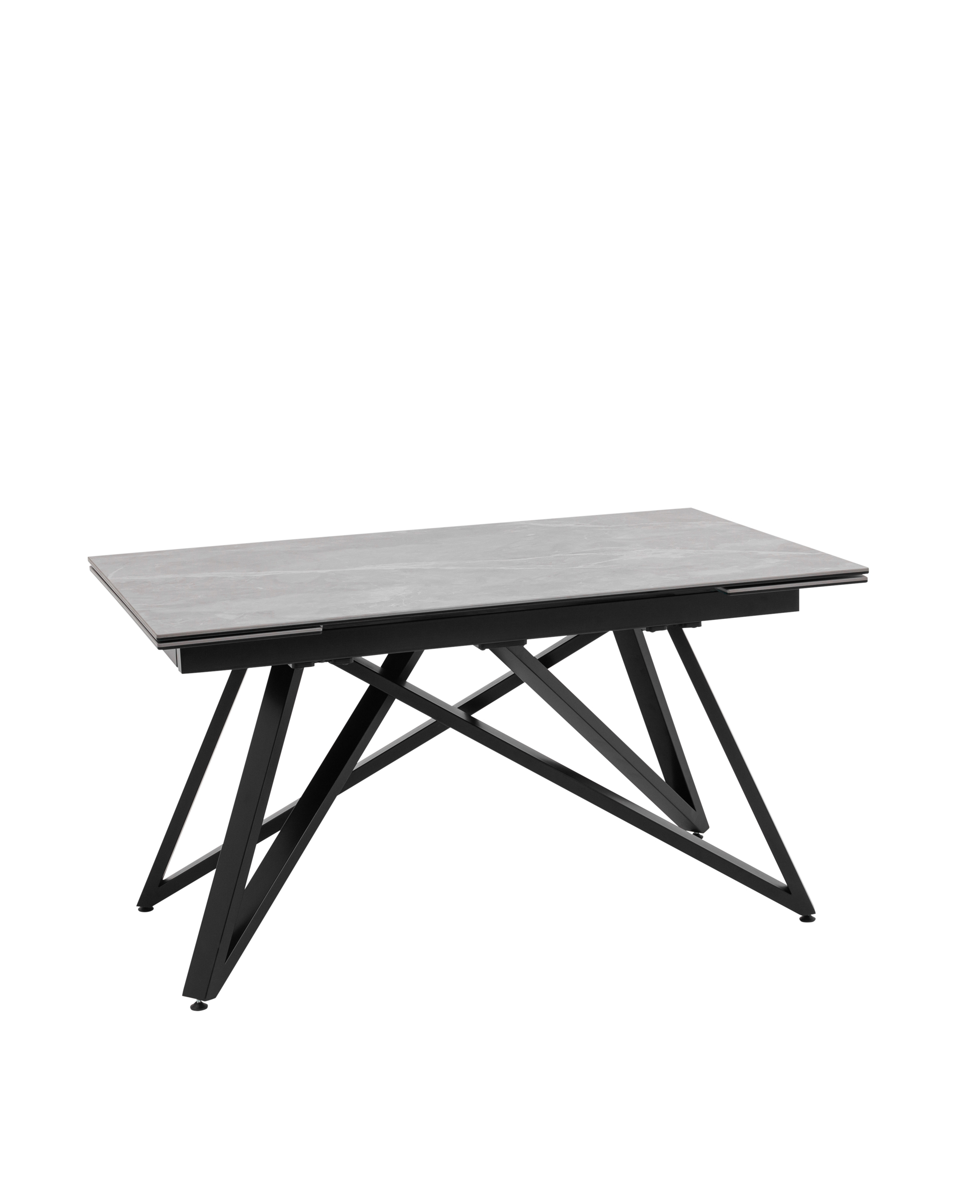 Стол обеденный Канкун раскладной 140-180*90 керамика серый из Италии