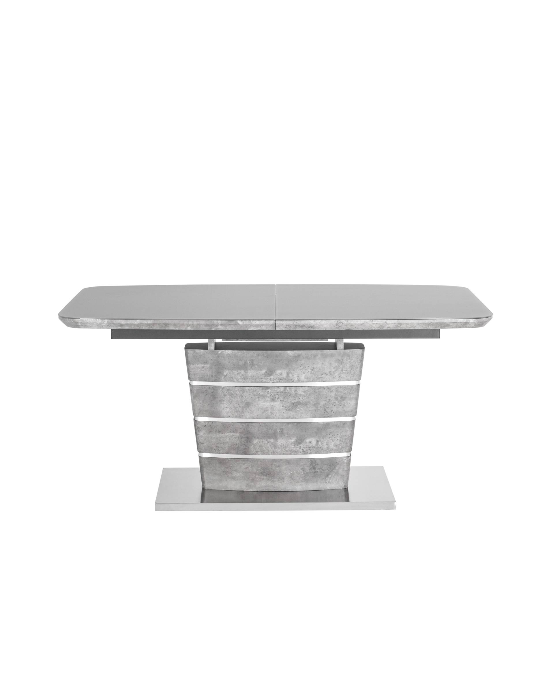 Стол обеденный Гамбург раскладной 160-200*90 серый из Италии