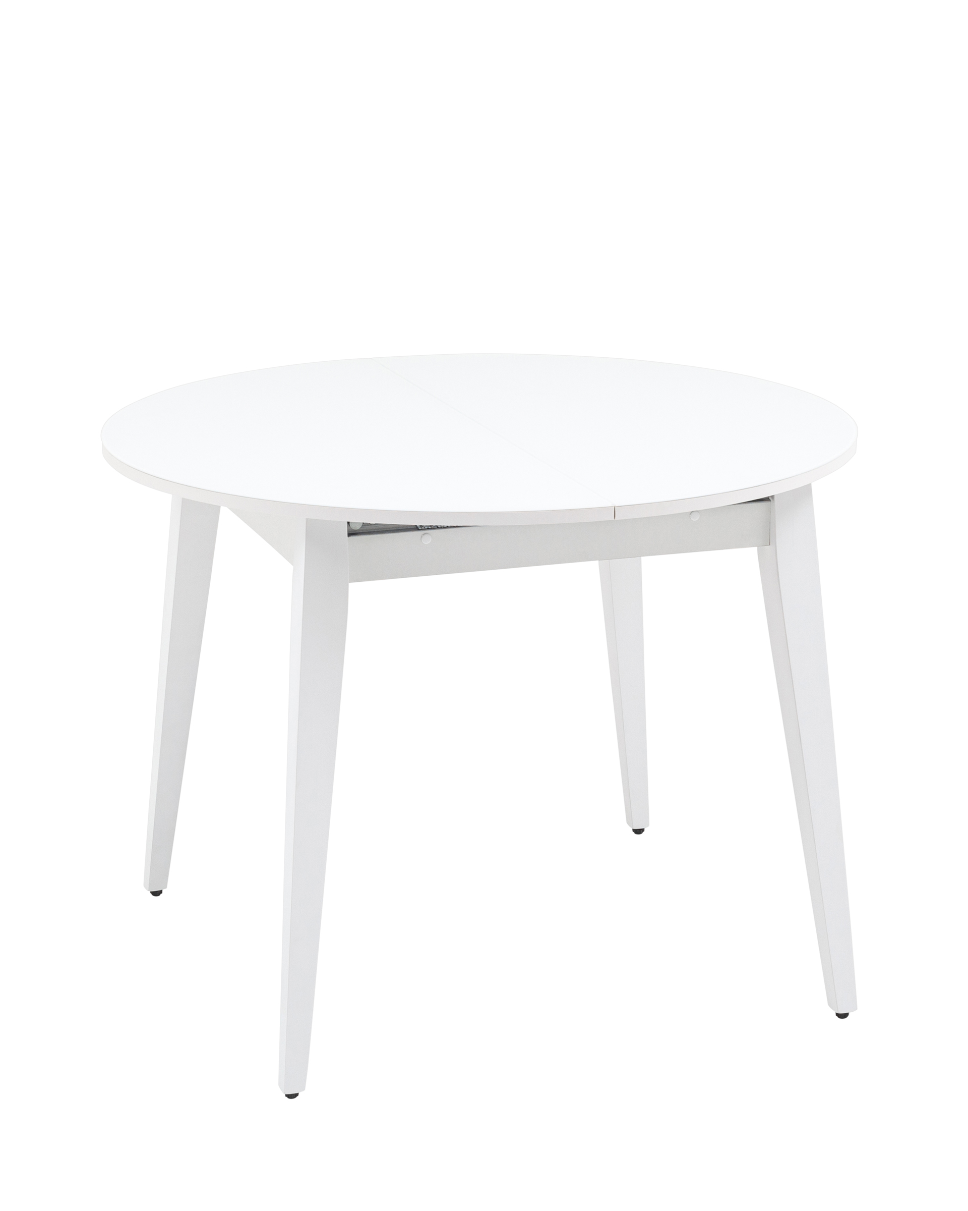 Стол обеденный Берлин раскладной 100-130 белый матовый из Италии