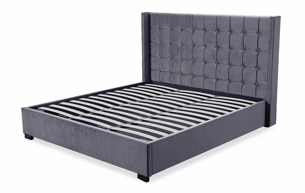 Кровать Vivien, серый из Италии