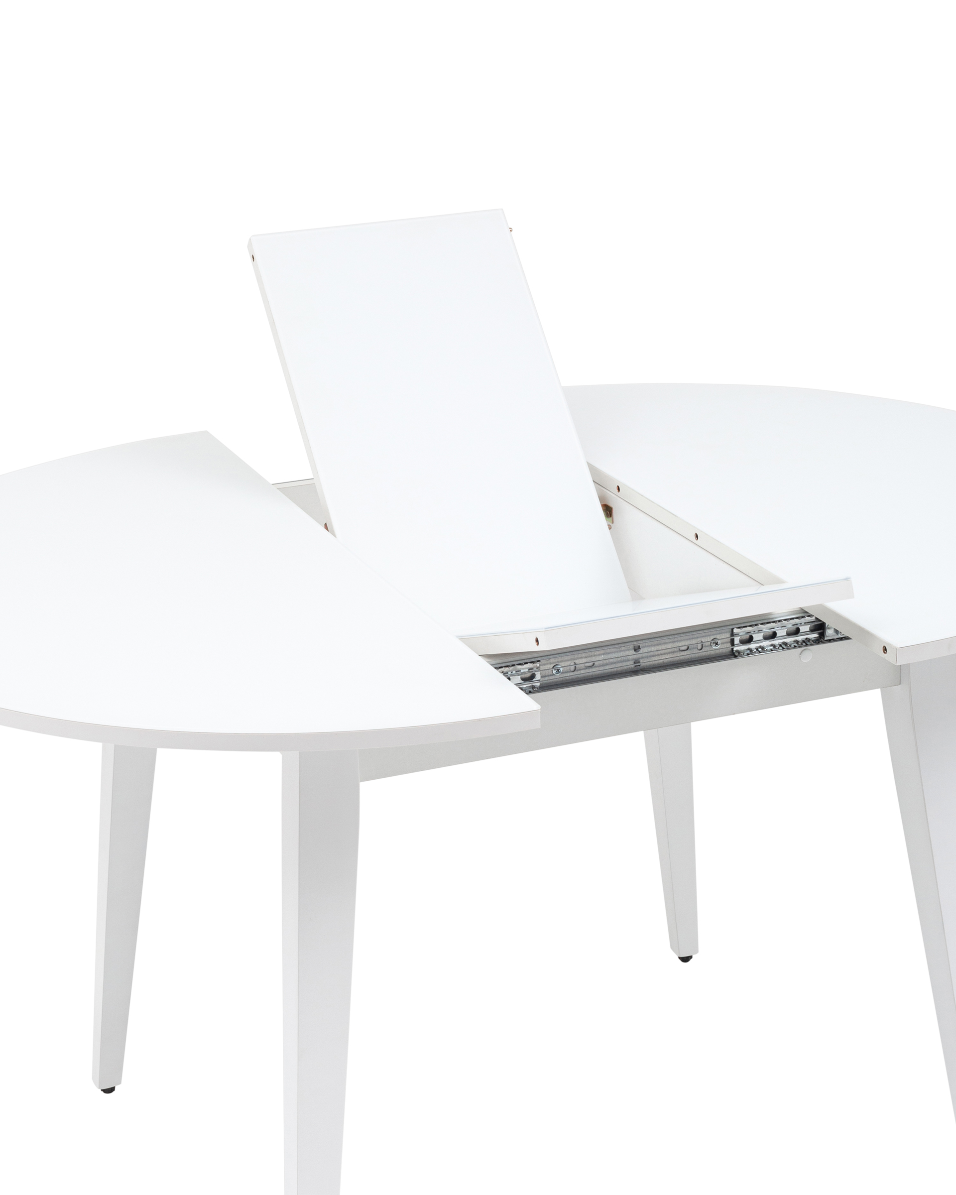 Стол обеденный Сидней раскладной 100-130 белый матовый из Италии