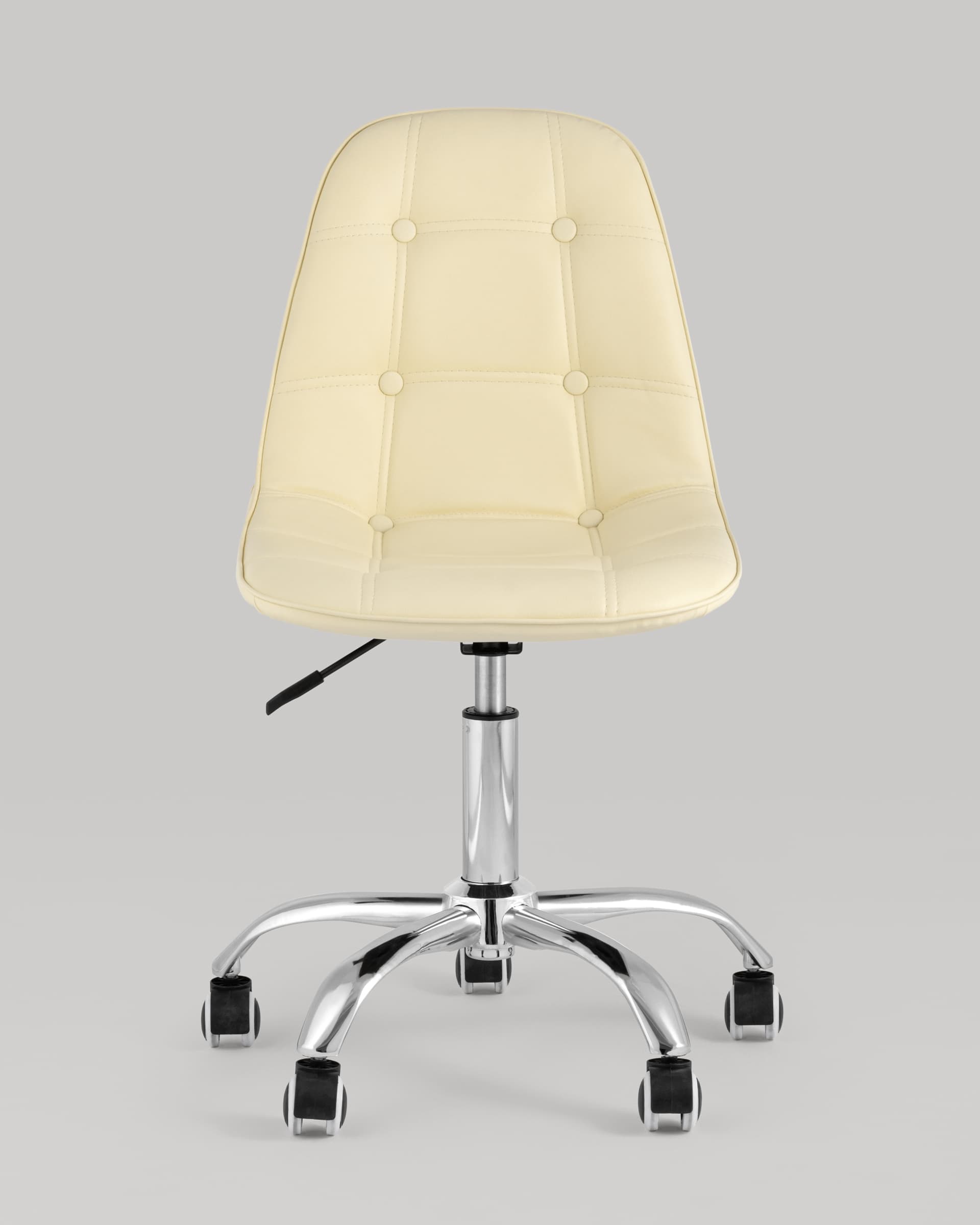 Стул офисный Тейлор экокожа бежевый из Италии