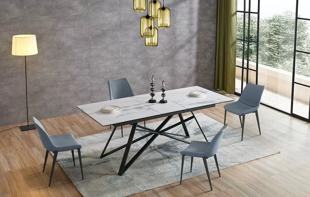 Стол раскладной Bristol (160), светлая керамика из Италии