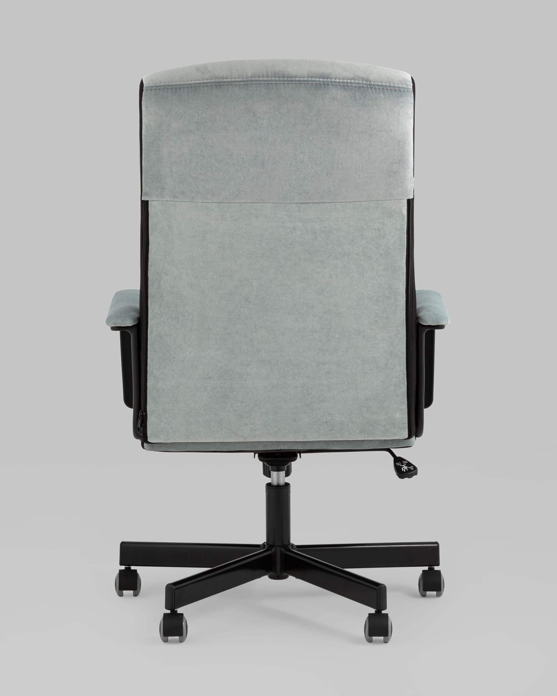 Кресло руководителя TopChairs ST-DOMINGO серо-голубой из Италии