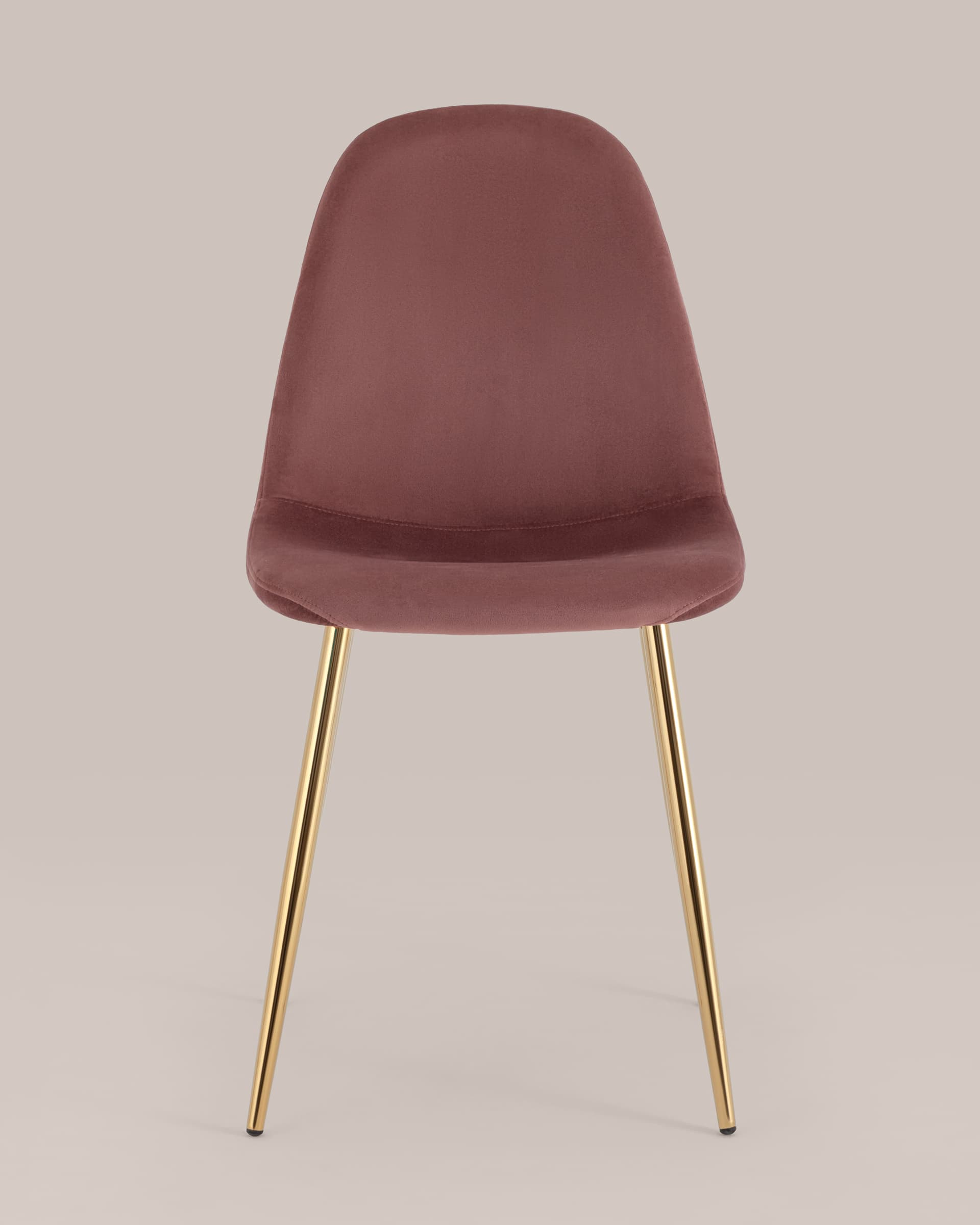 Стул Валенсия SN велюр пыльно-розовый золотые ножки из Италии