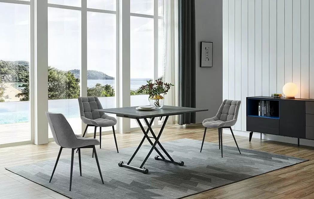 Стол-трансформер Clayton I, серый из Италии