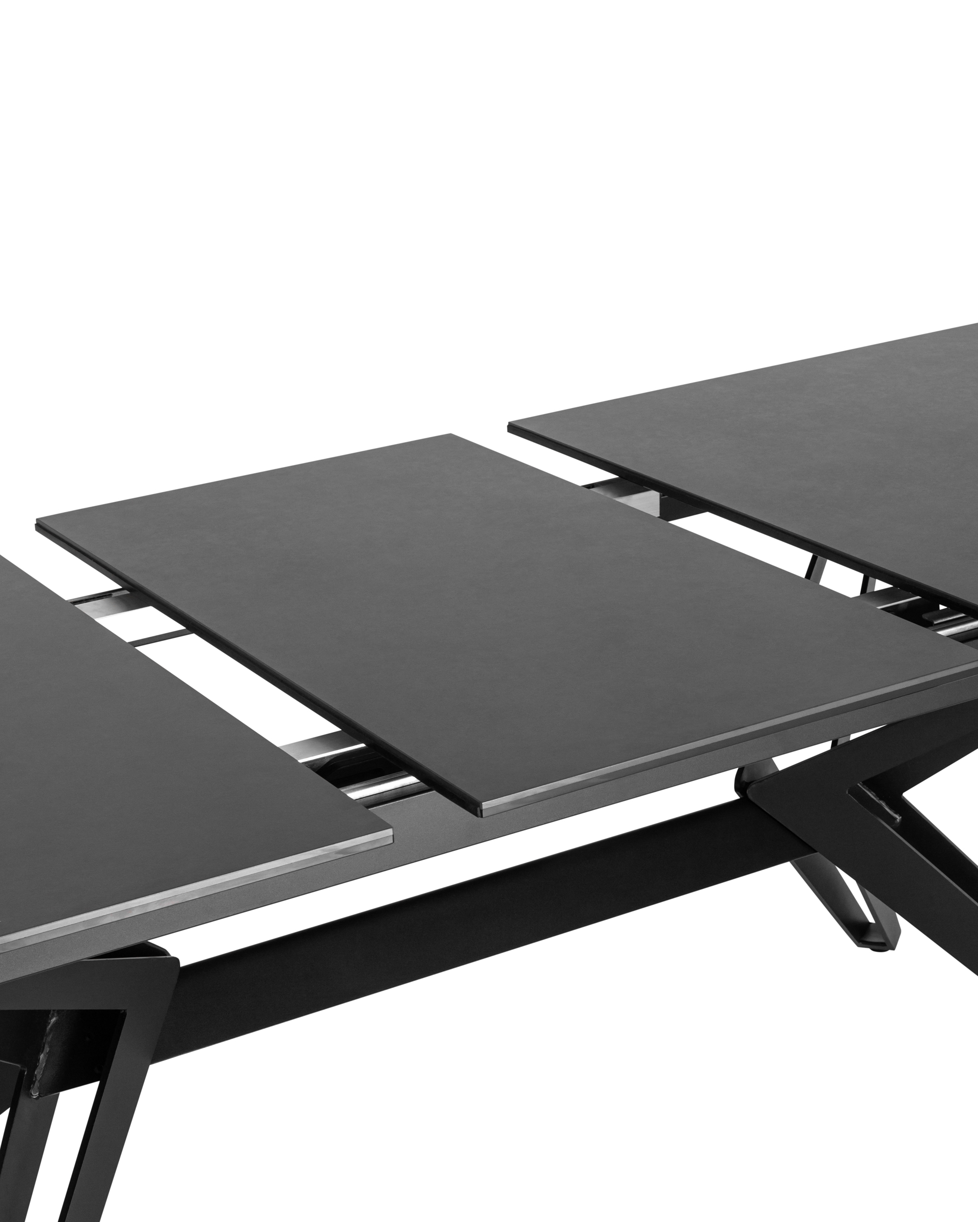 Стол обеденный Олимпия раскладной 160-210*90 керамика темная из Италии