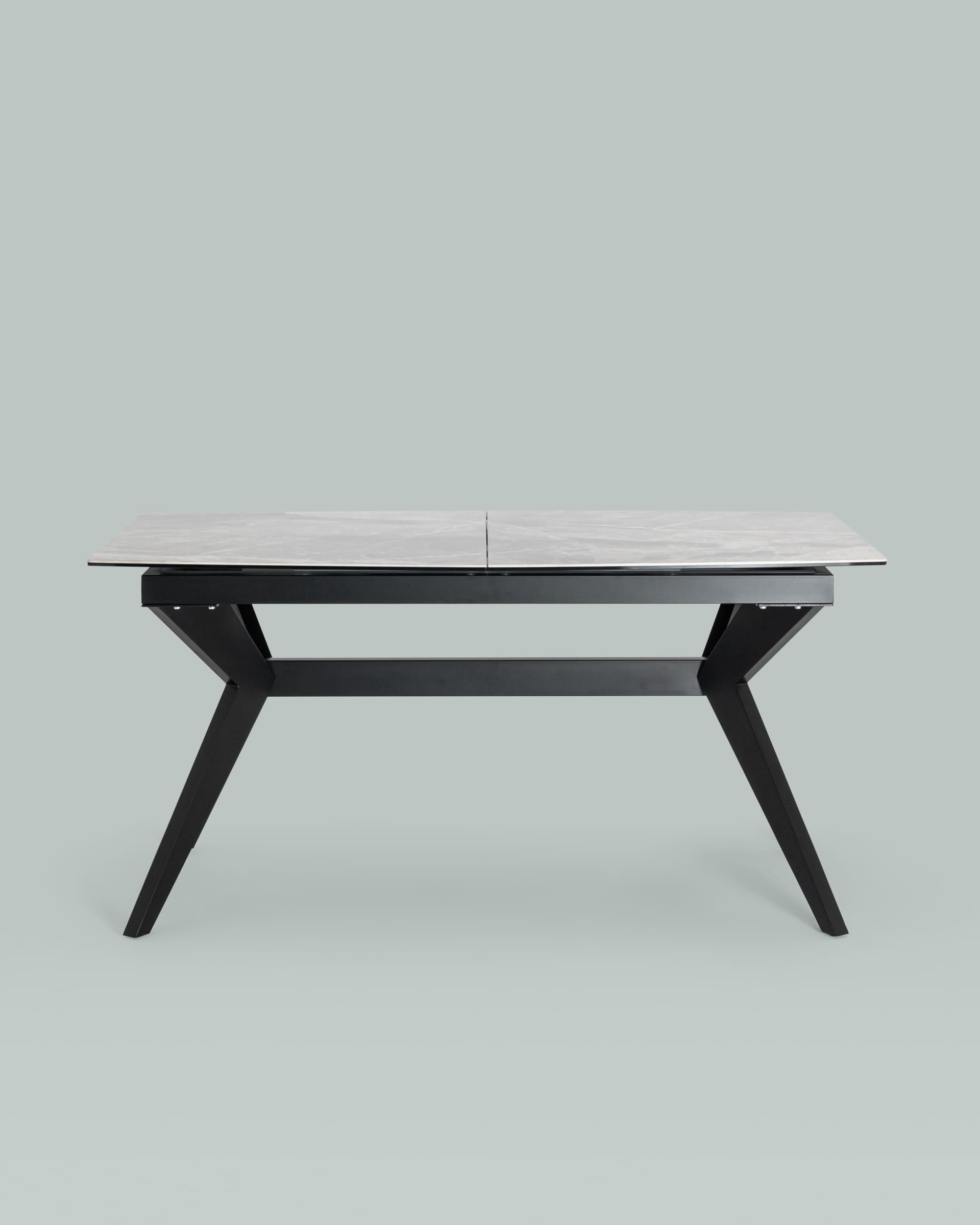 Стол обеденный Аркада раскладной 160-210*90 керамика темная из Италии