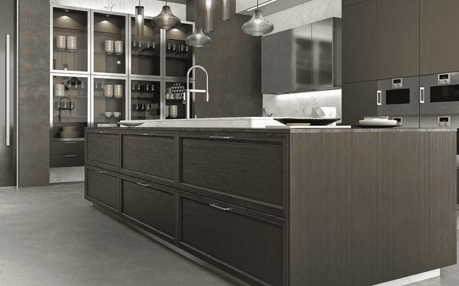 Кухонный гарнитур Vogue Luxury_2_Brown из Италии