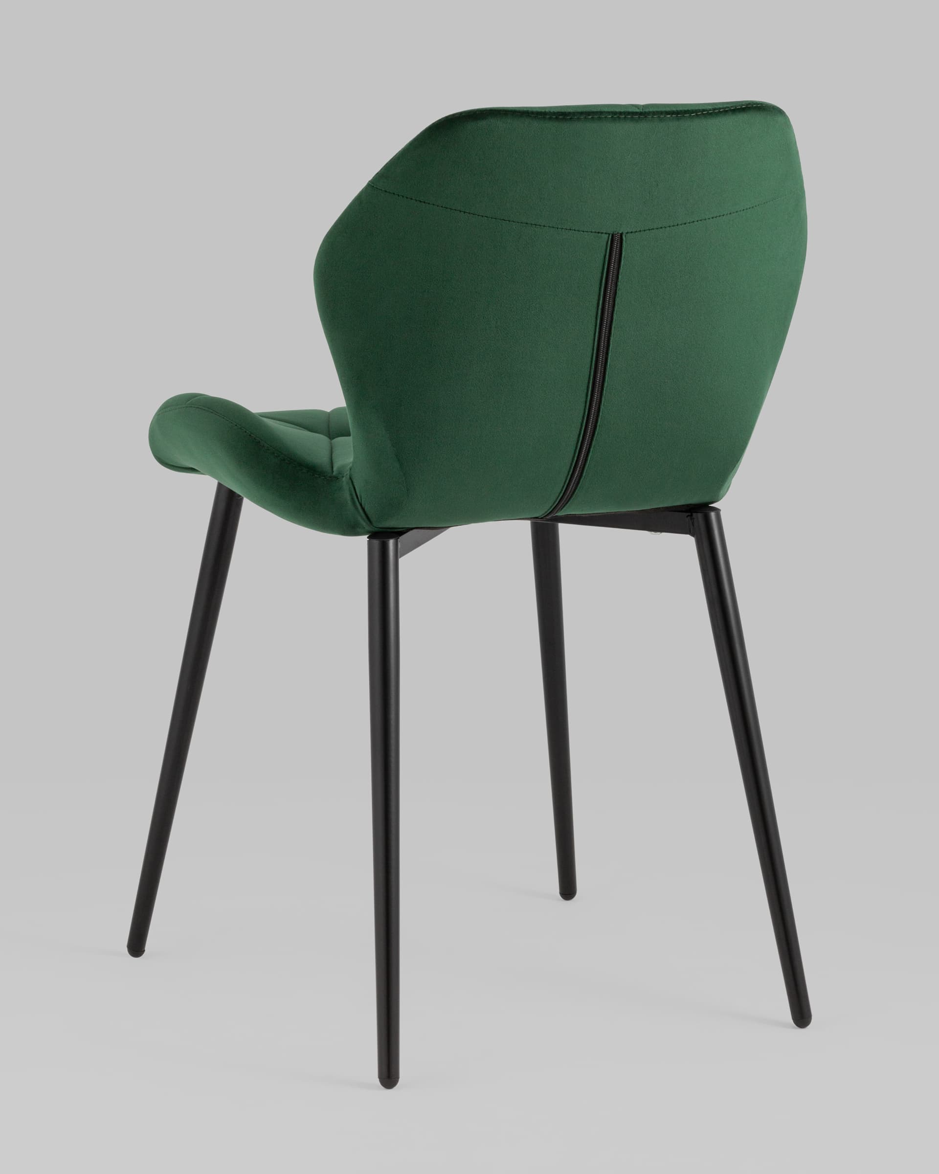 Стул Эдвин велюр зелёный из Италии