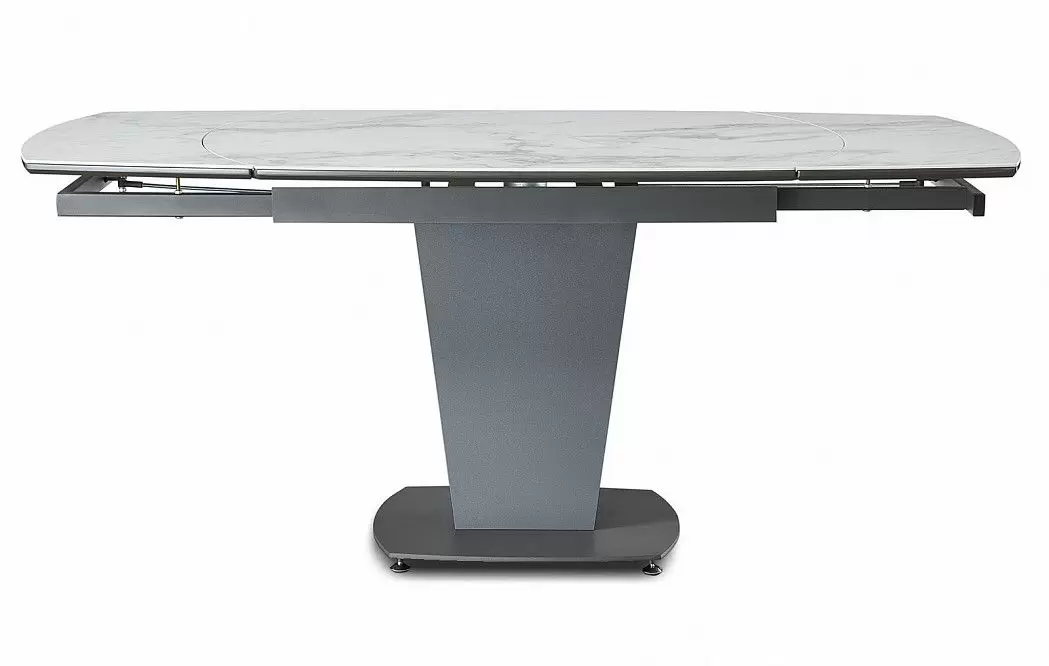 Стол раскладной Neapolis 115-175, светлая керамика из Италии