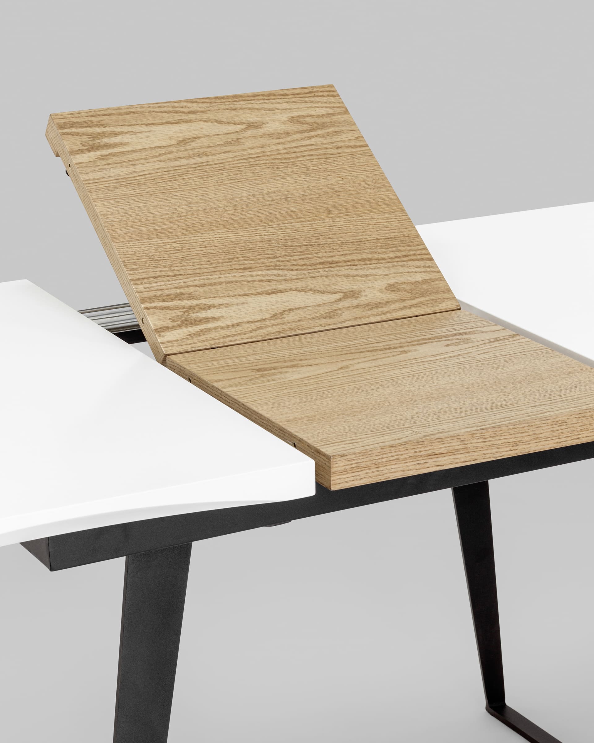 Стол обеденный Йорк раскладной 120-160*80 белый из Италии