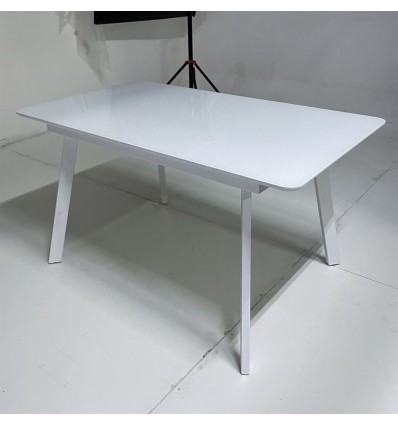 Стол АРУБА 140 БЕЛЫЙ стекло / БЕЛЫЙ М-City из Италии