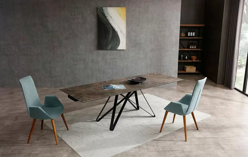 Стол раскладной Butterfly 180-260, темная керамика из Италии