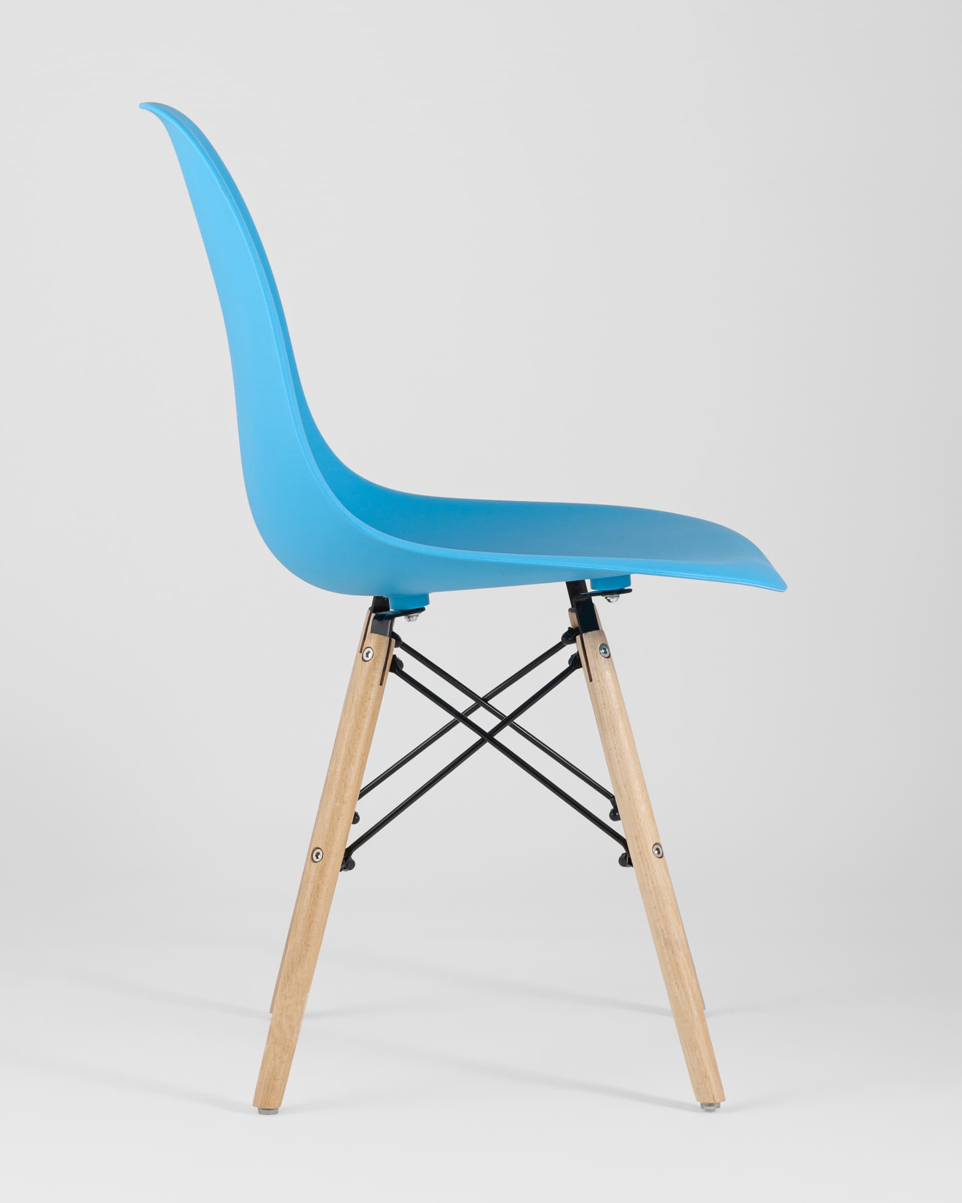 Стул Eames Style DSW бирюзовый (разборный каркас) из Италии
