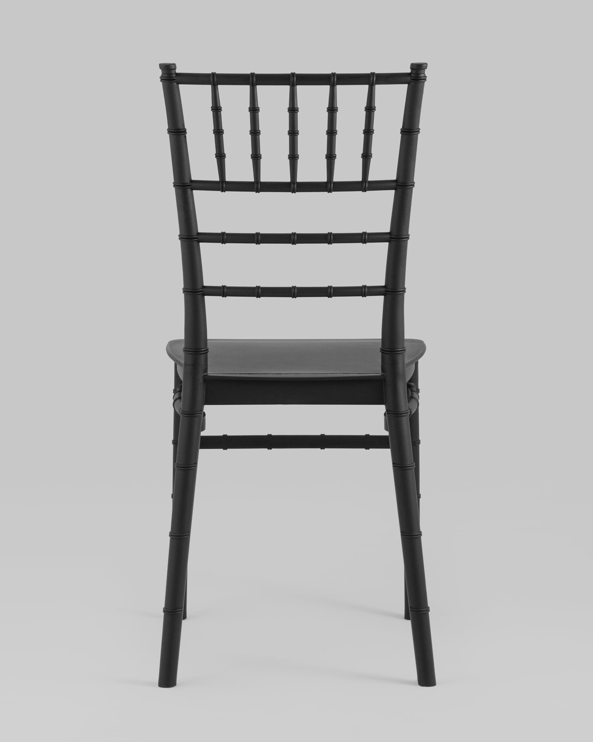 Стул Chiavari (Кьявари) пластик черный из Италии