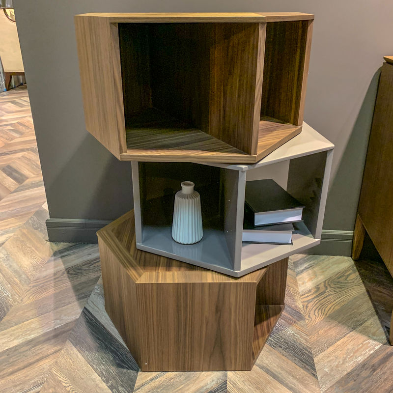 Приставной столик отделка шпон ореха F MOD INTERIORS AVILA из Италии