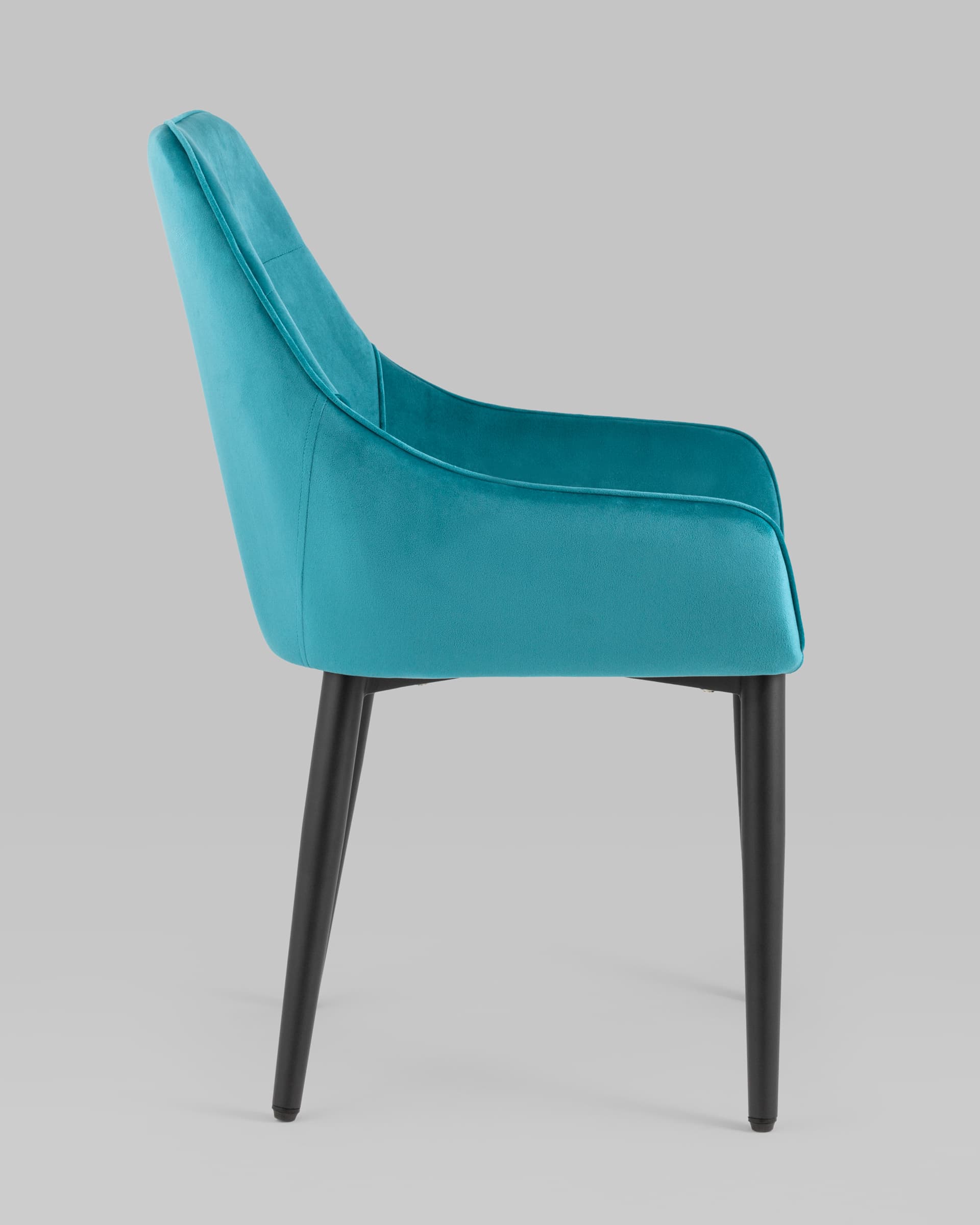 Стул Диана велюр темно-бирюзовый из Италии