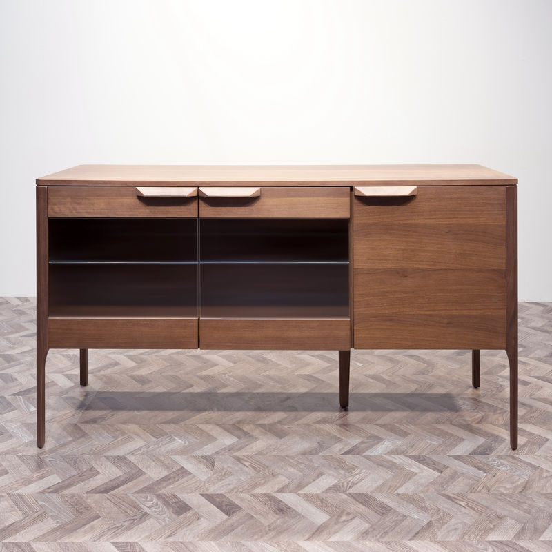 Буфет отделка шпон грецкого ореха MOD INTERIORS RONDA из Италии