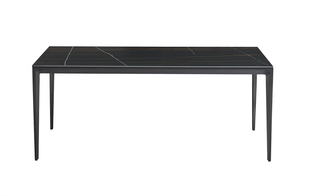 Обеденный стол DT-2010 черная керамика MR32 (160) из Италии