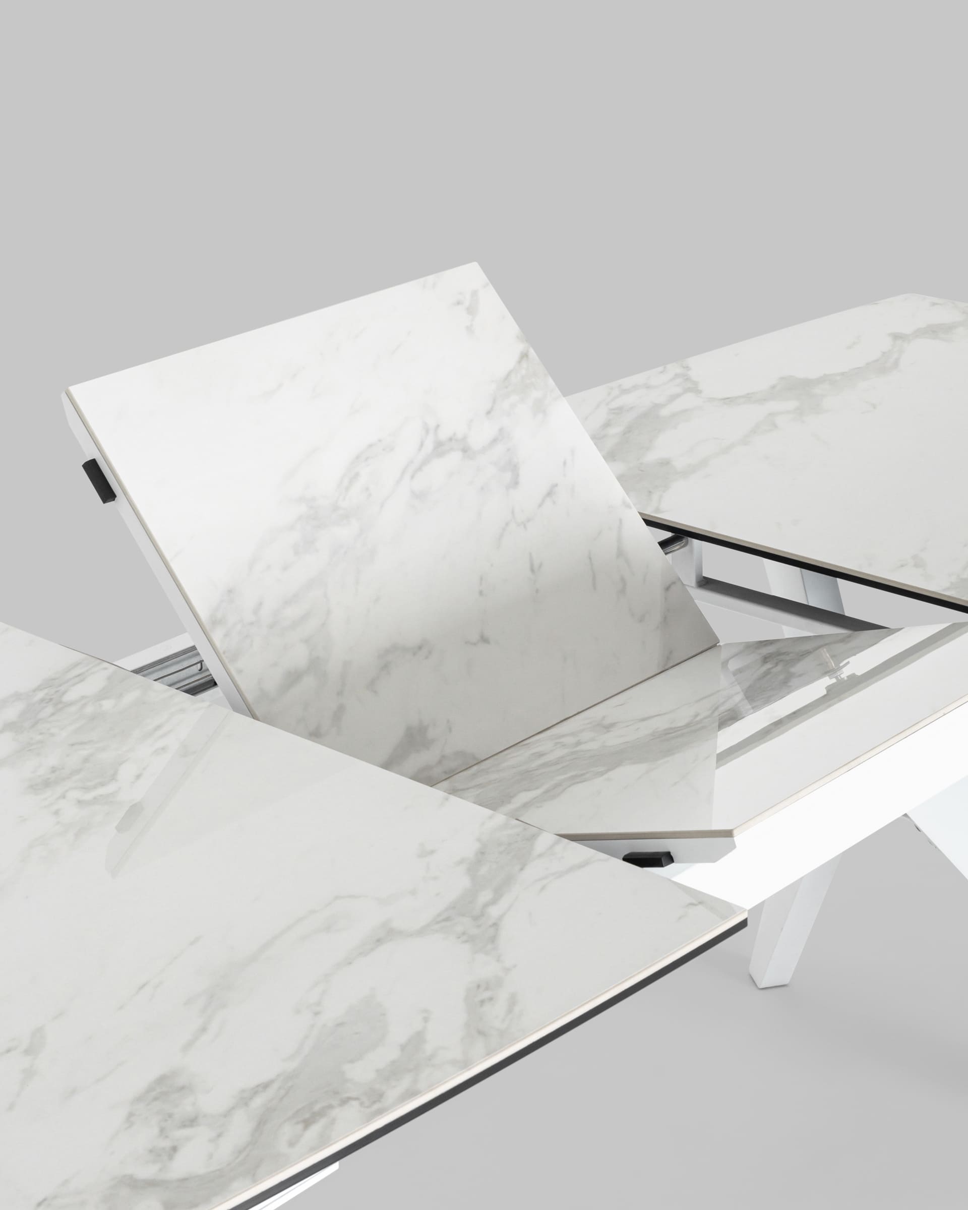 Стол обеденный Аркада раскладной 160-210*90 керамика светлая из Италии