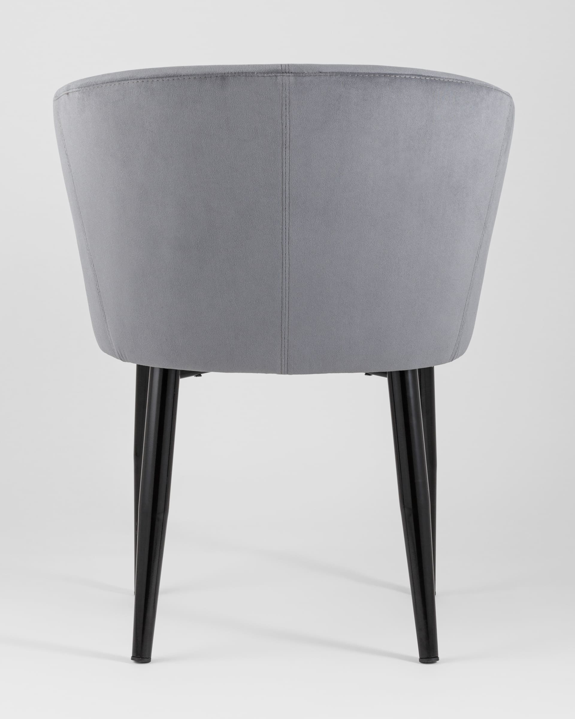 Кресло Ральф велюр серый из Италии