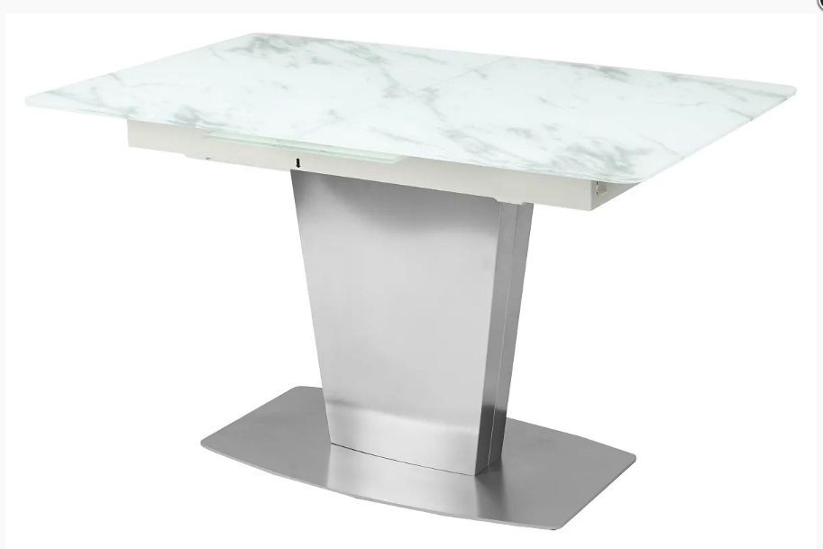 Стол CASTSTEEL 130 GLASS ПОД МРАМОР М-City из Италии