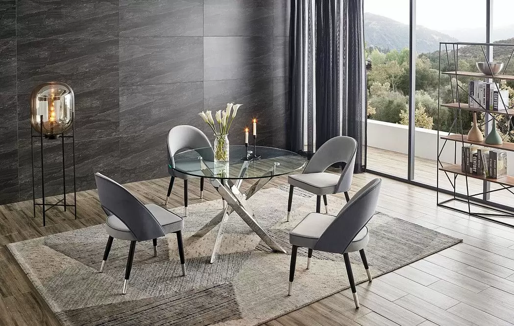 Стол Fancy, хром из Италии