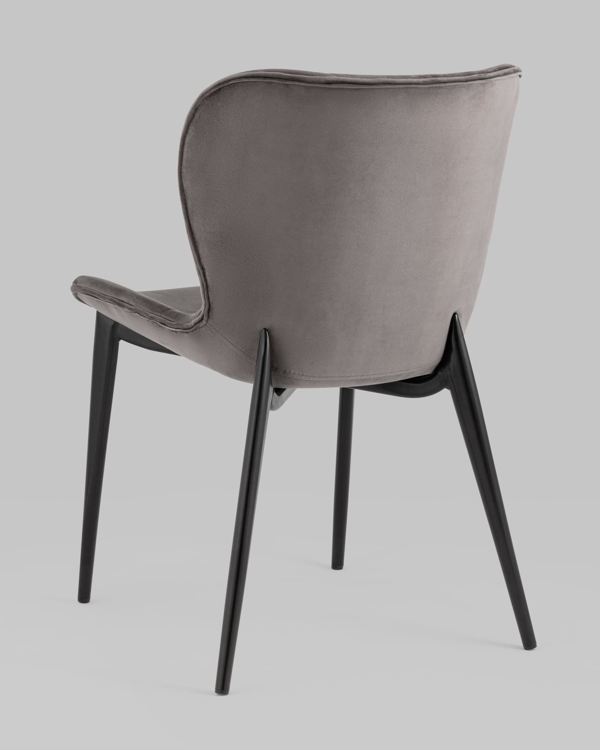 Стул Гамми велюр темно-серый из Италии