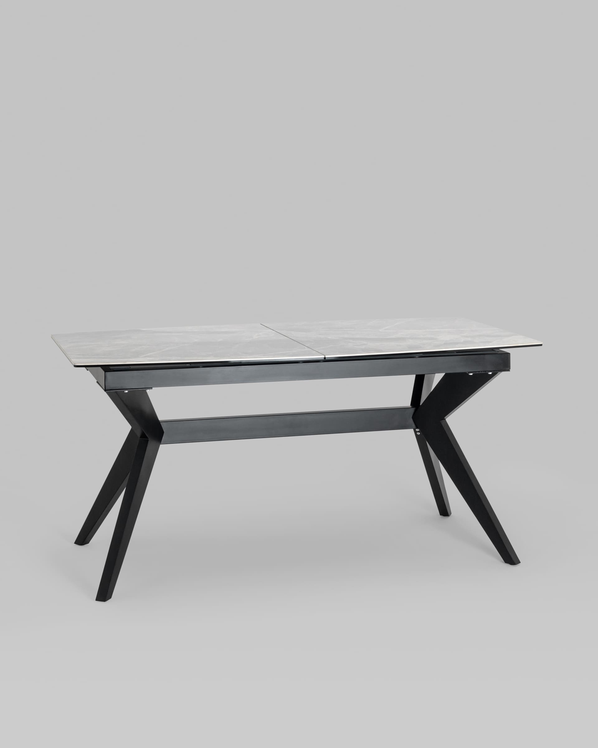 Стол обеденный Аркада раскладной 160-210*90 керамика темная из Италии