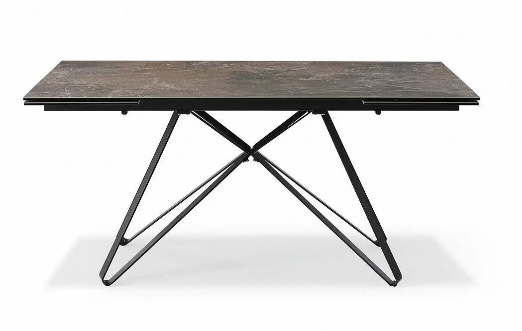 Стол раскладной Butterfly 180-260, темная керамика из Италии