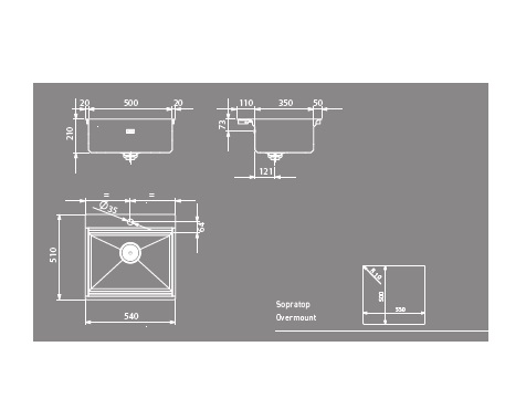 Мойка Artinox Layer BRP 50 из Италии