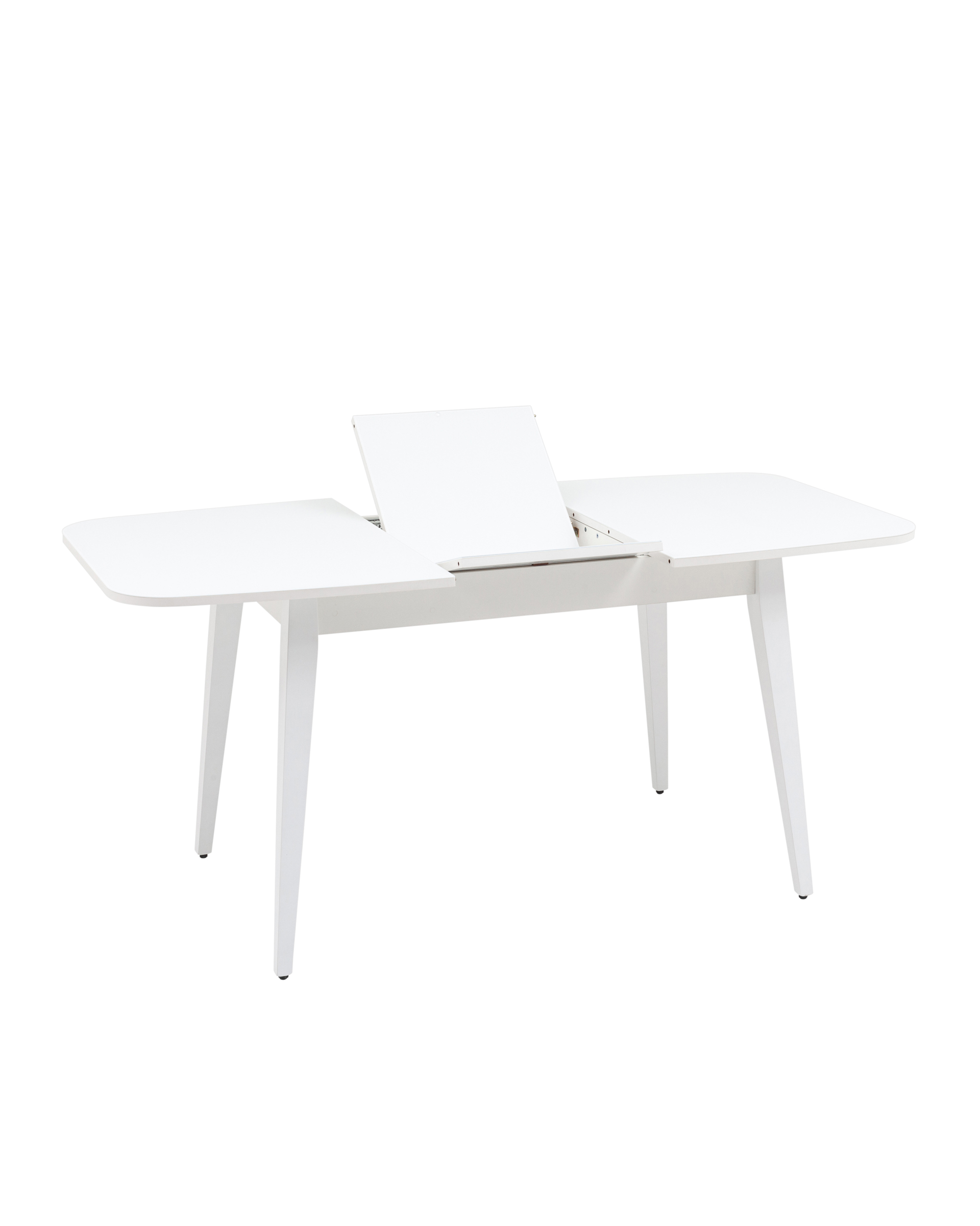 Стол обеденный Берлин раскладной 120-160*80 белый матовый из Италии