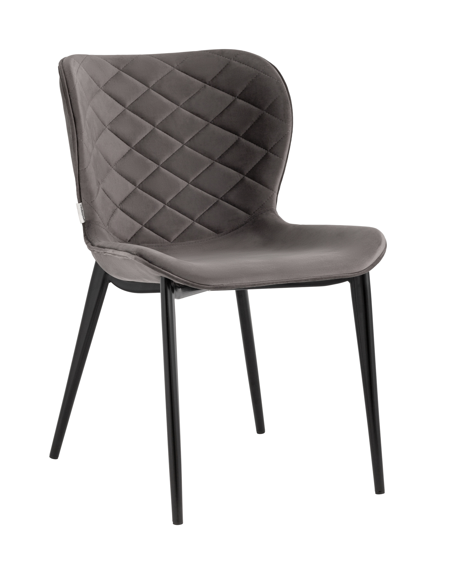 Стул Гамми велюр темно-серый из Италии