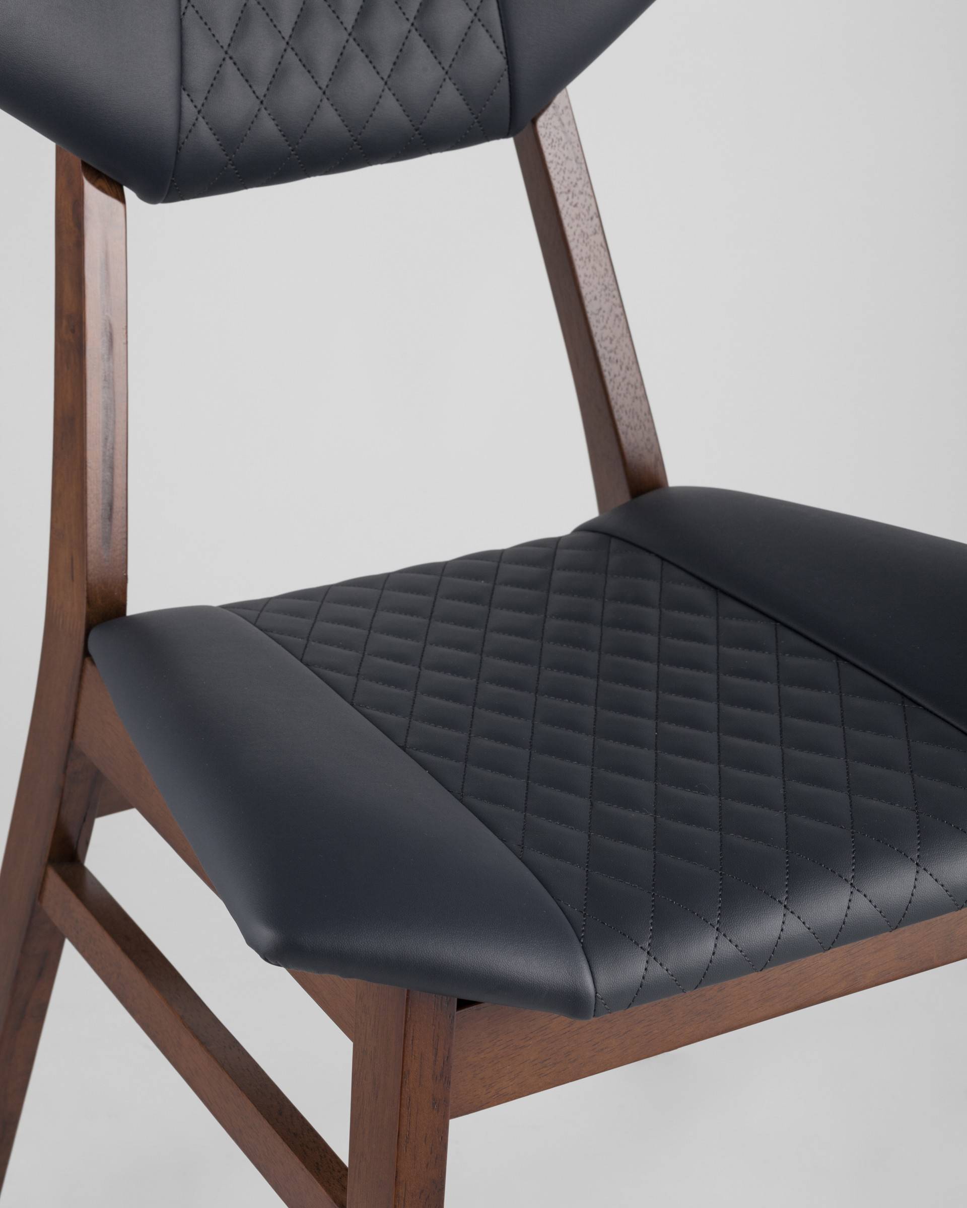 Стул обеденный TOR синий ПУ 4 шт. из Италии