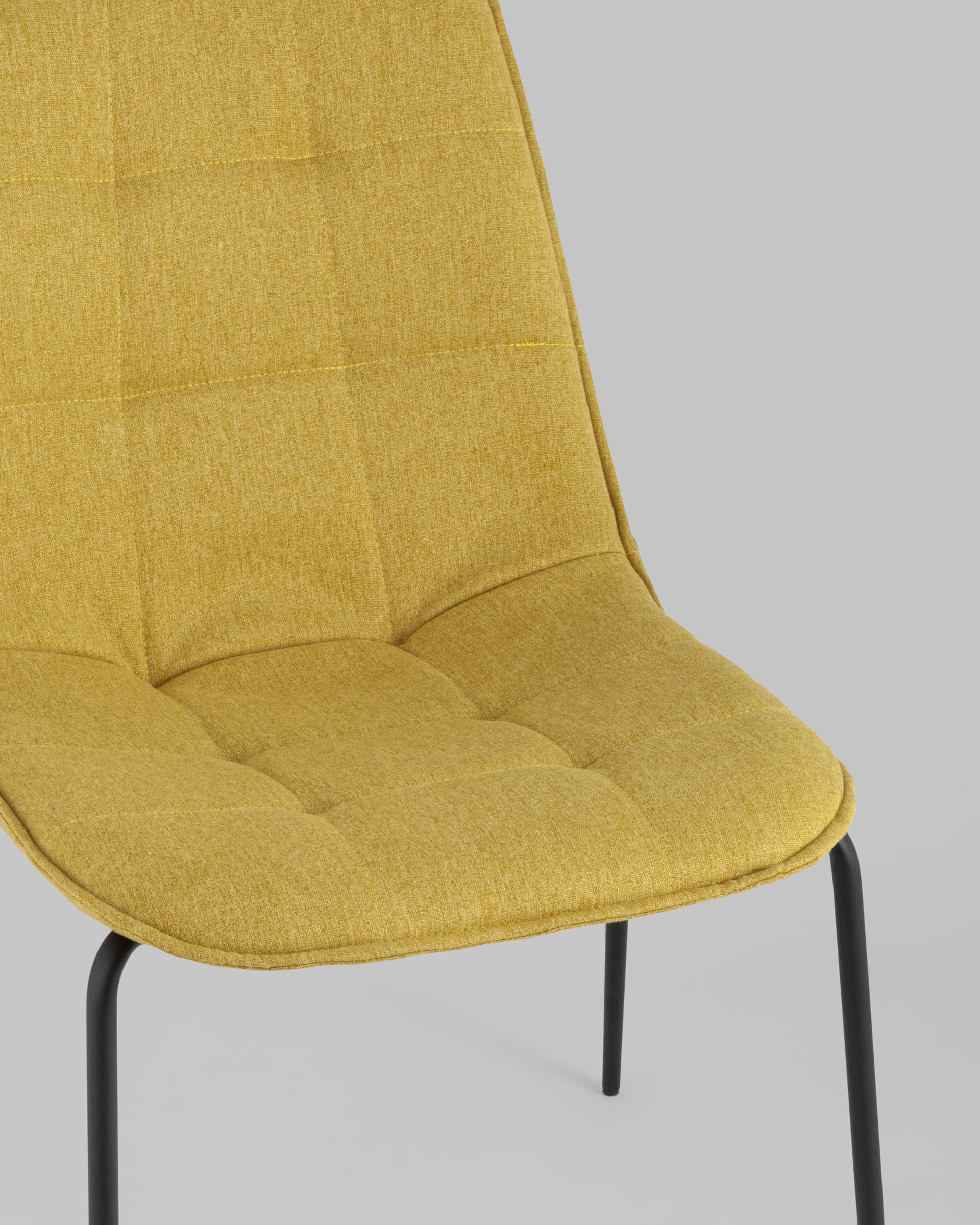 Стул Мелани рогожка желтый из Италии