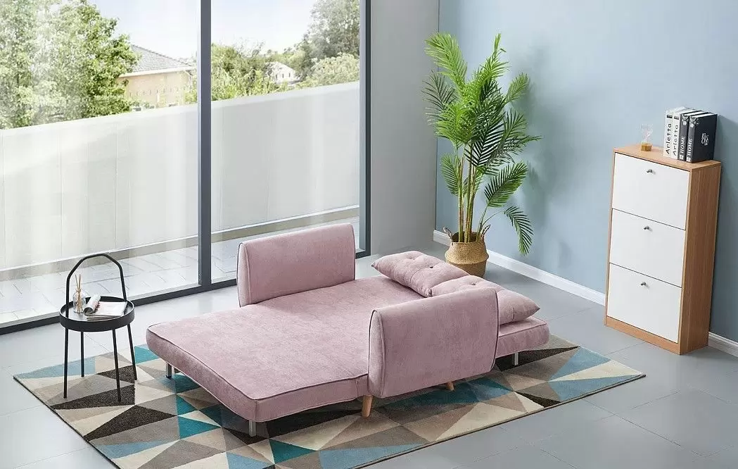 Диван-кровать Charm, пепельная роза из Италии