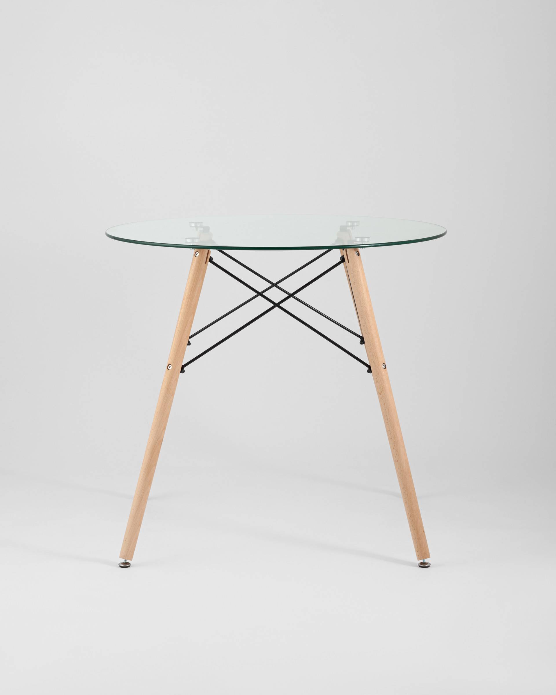 Стол Eames DSW D80 стеклянный из Италии