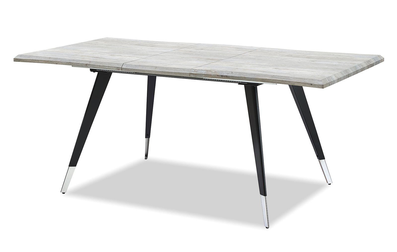 Стол раскладной Dusseldorf 140-180, античный дуб/черный из Италии