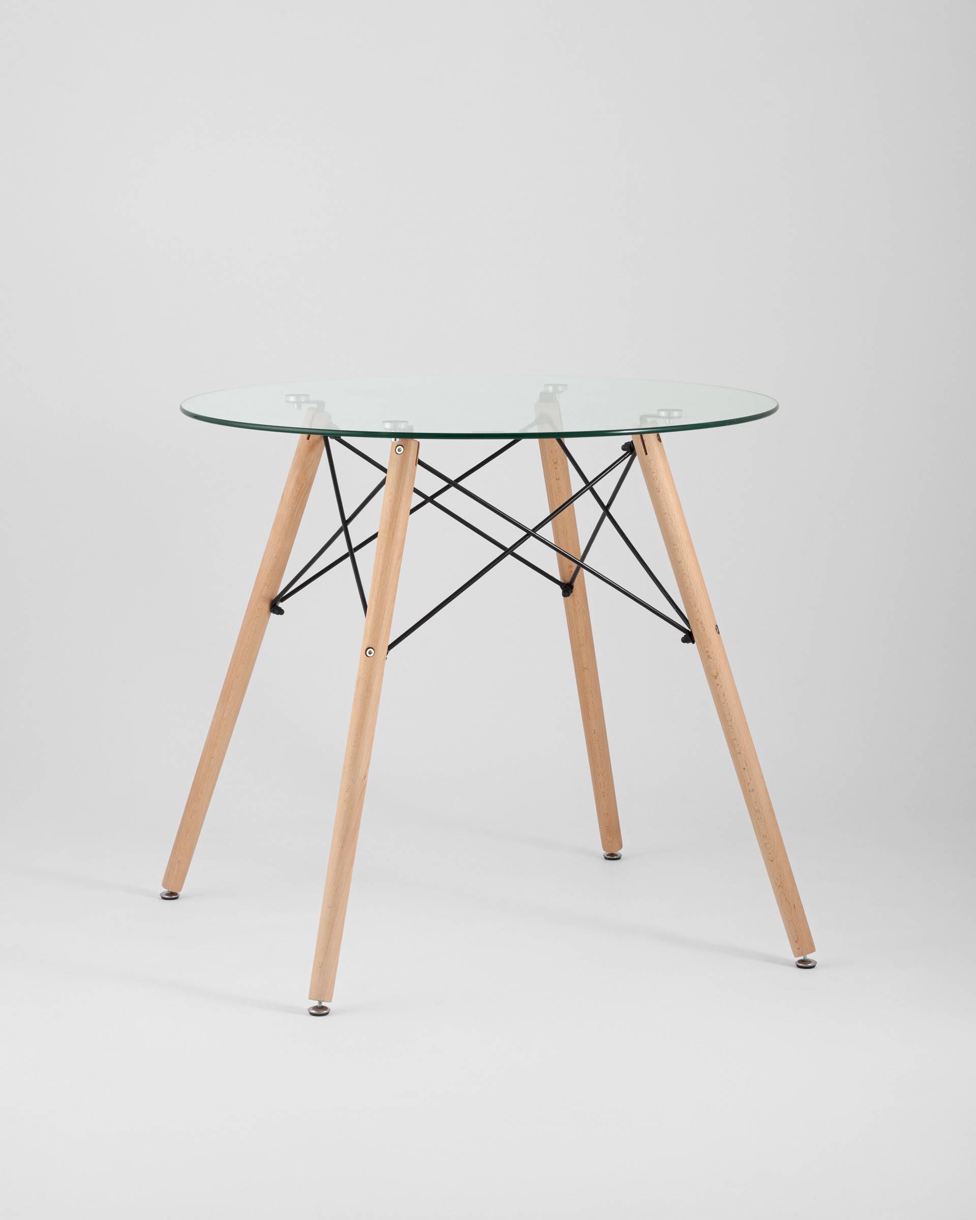 Стол Eames DSW D80 стеклянный из Италии