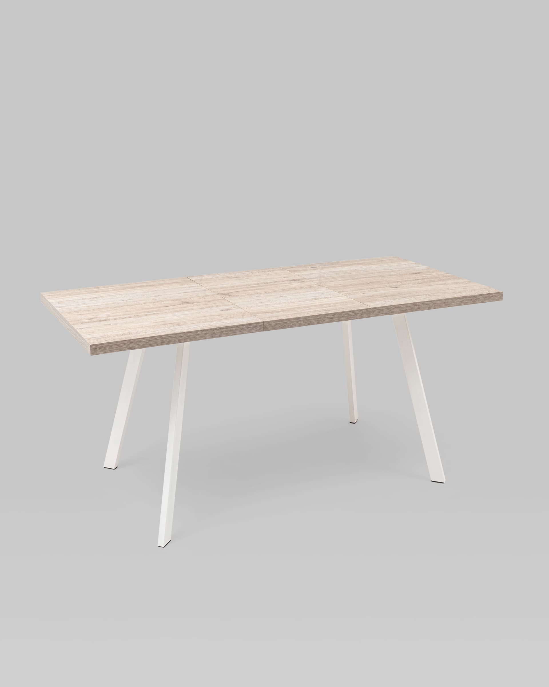 Стол Plain 116-158*74 дуб Ан/белый из Италии