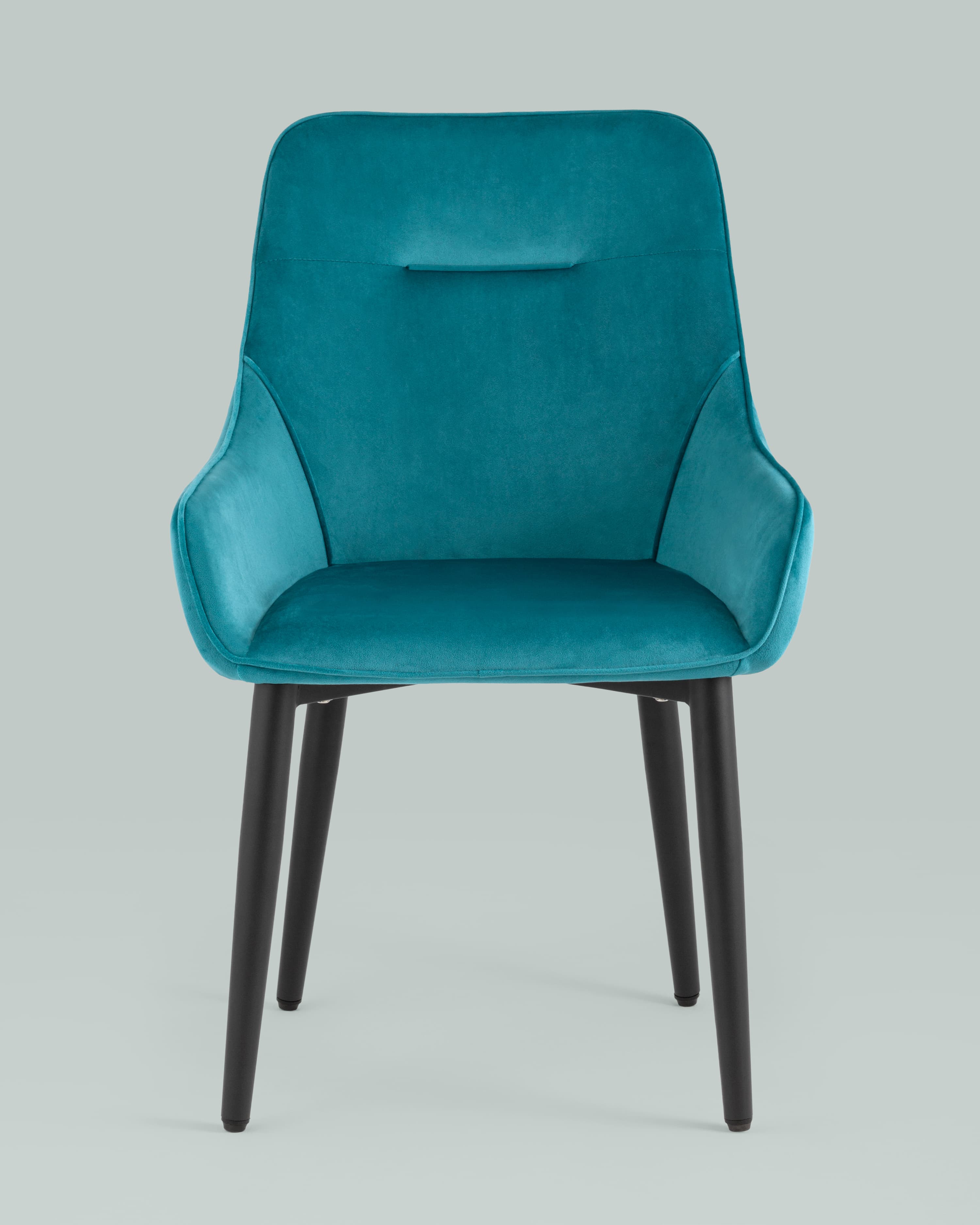 Стул Диана велюр темно-бирюзовый из Италии