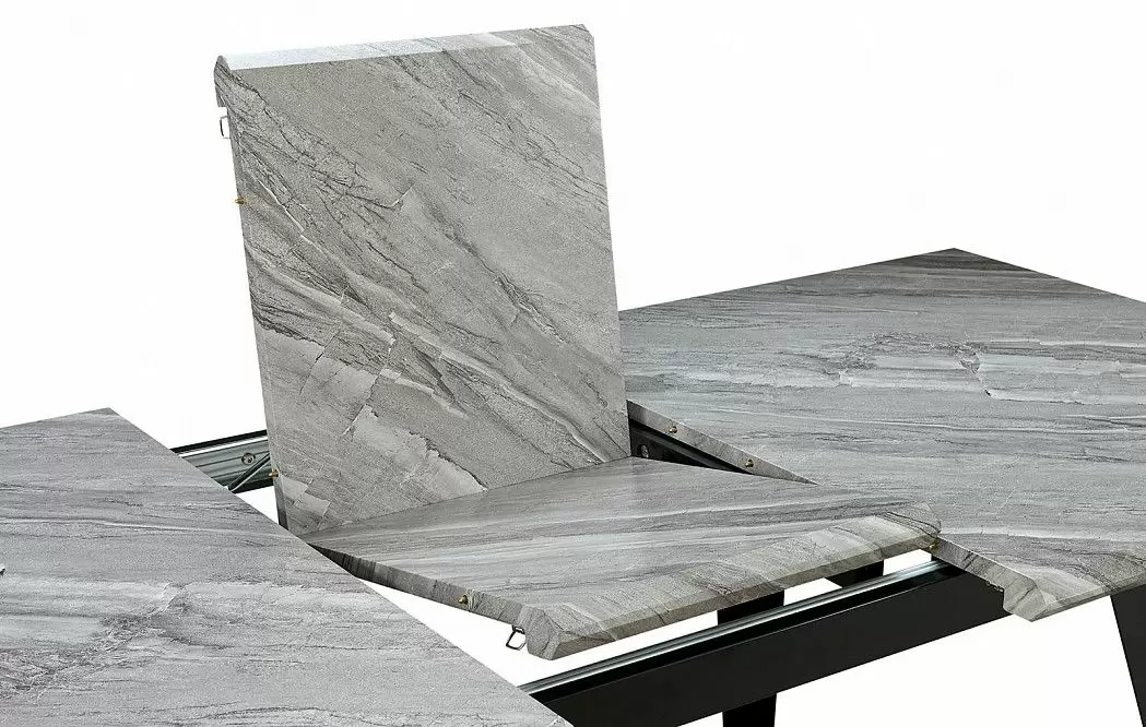 Стол раскладной Ofelia 160-200, серый мраморный рисунок из Италии