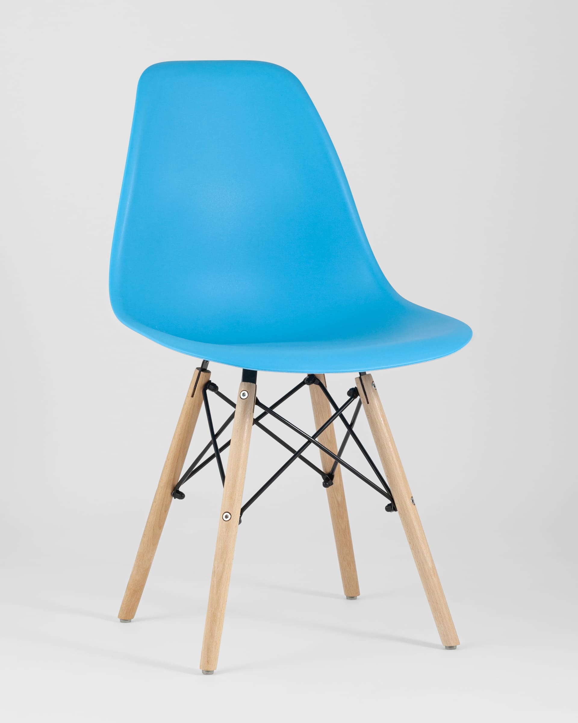 Стул Eames Style DSW бирюзовый (разборный каркас) из Италии